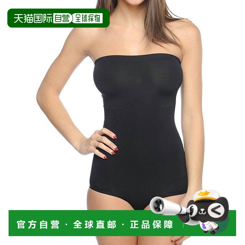 自营 prism活力黑色无肩带连体衣 - 黑色 美国奥莱直发性感连体裤