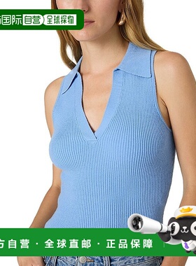 自营 French Connection Cosysoft毛衣女式6码灰色V领无袖FTS1319