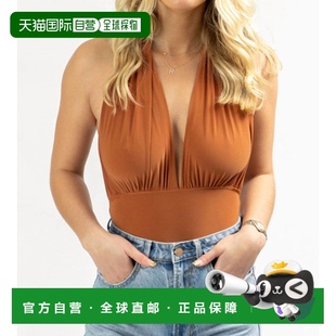 型掛脖露背連體衣 自營 olivaceous阿拉貢 美國奧萊直 aragon