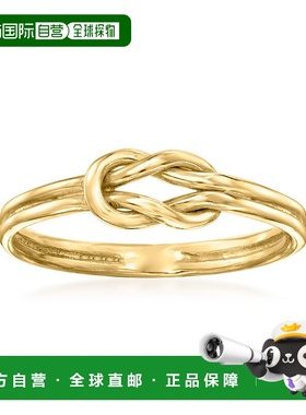 自营 RS Pure by Ross-Simons 14kt 黄金结戒指 - 黄色 美国奥莱