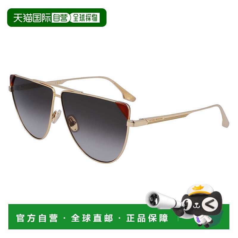 自营Victoria Beckham Metal Women's Sunglasses - brown 美国奥