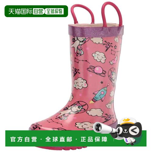 自营Western Chief Planet Play雨靴粉红色24101867P蹒跚学步-粉