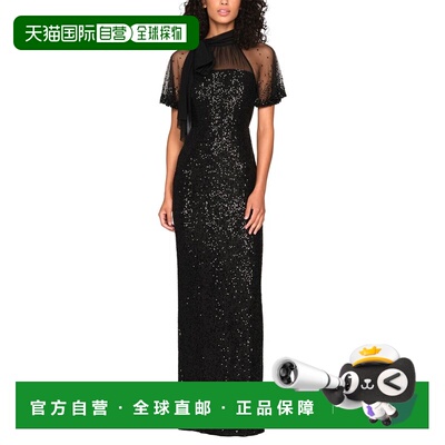 自营Theia Violette礼服-黑色 美国奥莱直发