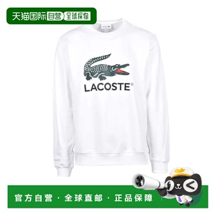 自营lacosteCrewneck Sweatshirt - White - white 美国奥莱直发