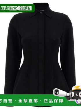 自营Sportmax Women's Baffo1234 Shirt - black 美国奥莱直发