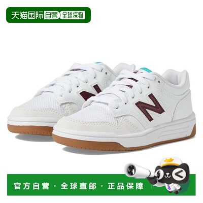 自营New Balance 480 PSB480FT Sneakers  White Burgundy Leathe