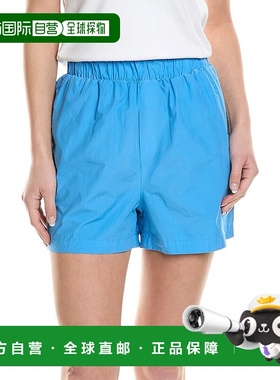 自营Stateside Structured Poplin 平角短裤 - 蓝色 美国奥莱直发