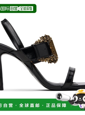 香港直邮潮奢 versace 范思哲 女士 黑色 Baroque Buckle Emily