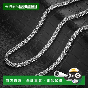 抛光不锈钢 毫米 自营Crucible 小麦链 Angeles Spiga Los