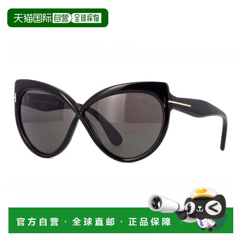 自营tom fordFT1196 01A Shiny Black/Smoke - shiny black 美国
