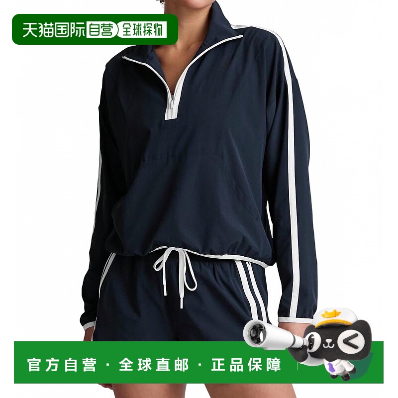 自营beyond yogaCourse Contrast Half Zip Pullover Sweatshirt