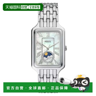 自营Fossil Women's Raquel Mother Of Pearl Rectangular 29mm -