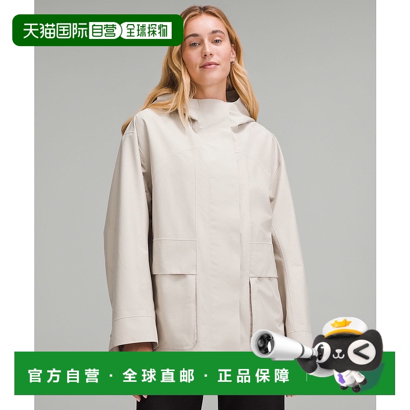 香港直邮潮奢 Lululemon 女士 Oversized Hooded Rain Jacket | W