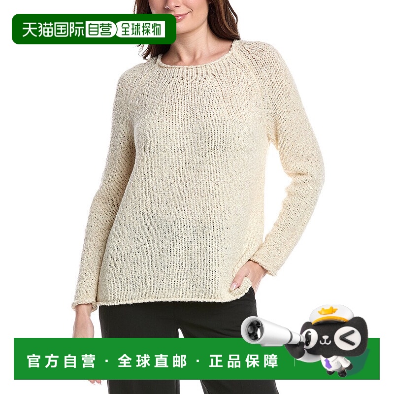 自营Lafayette 148 New York Nautical Net Wool & Alpaca-Blend