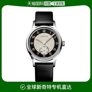 美国直邮Longines 男士 浪琴休闲手表男表表盘表带皮带