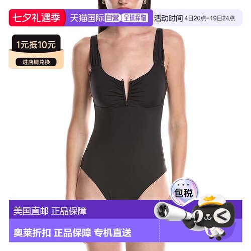 自营BECCA by Rebecca Virtue Color Code V-Wire One-Piece - bl