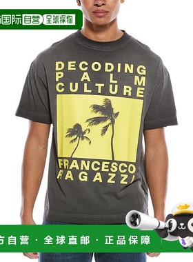 自营Palm Angels Decoding Palm Culture T-Shirt - black 美国奥