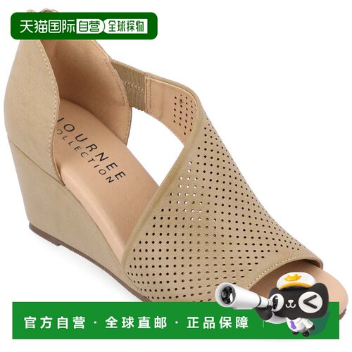 自营Journee Collection 女式 Tru Comfort Foam Aretha 坡跟鞋 -