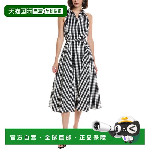 自营Milly Maxine Midi连衣裙-黑色 美国奥莱直发