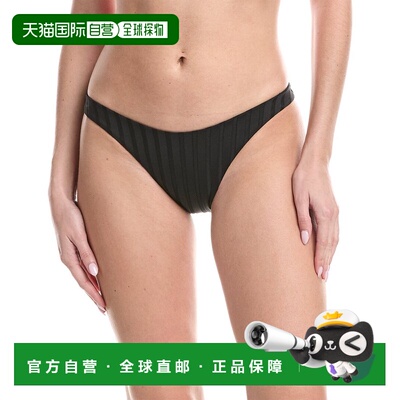 自营Vitamin A California High-Leg Bikini Bottom - black 美国