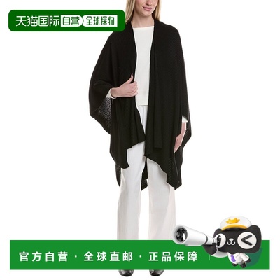 自营PJ Salvage Cashmere-Blend Jet Set Wrap - black 美国奥莱