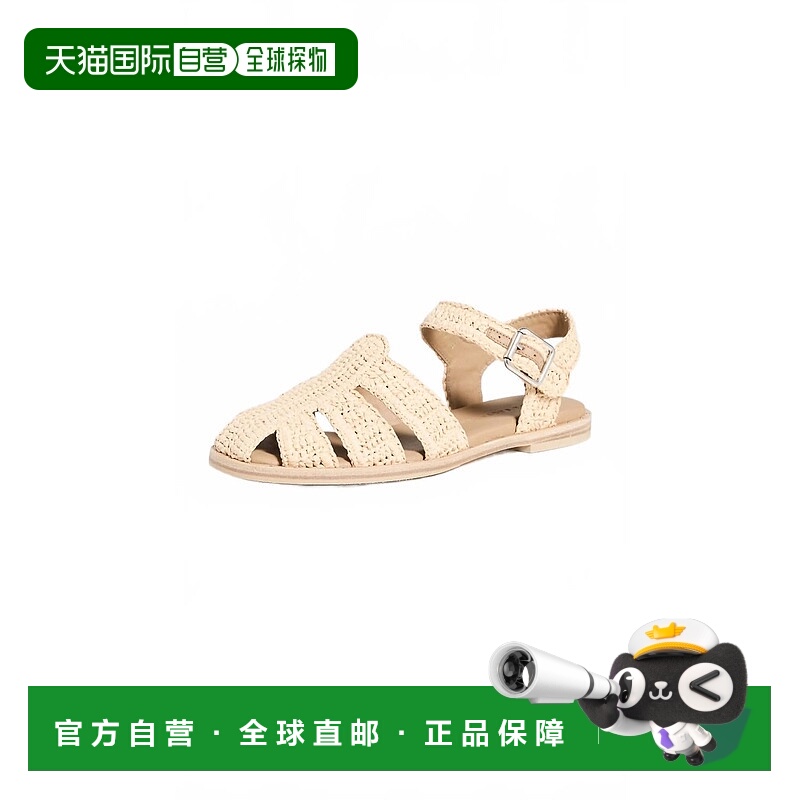 自营freda salvador天然拉菲女式色拉渔夫凉鞋-天然拉菲 美国奥莱