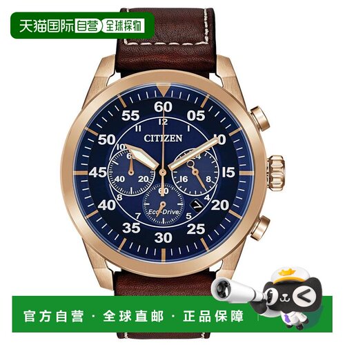 【美国直邮】citizen 男士 休闲手表西铁城 【付后1h可退】