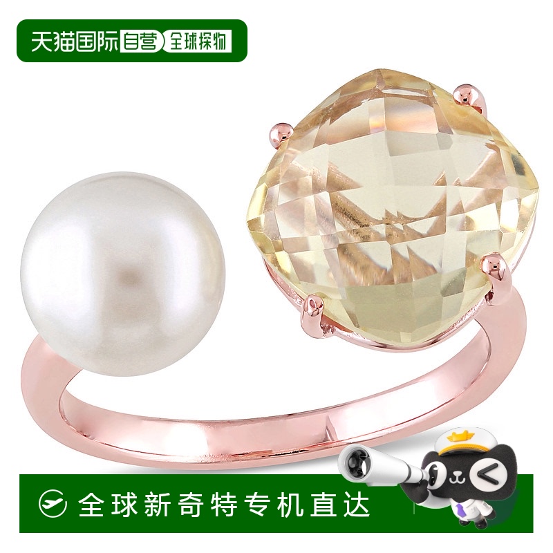 美国直邮julianna b 女士 戒指珍珠玫瑰金