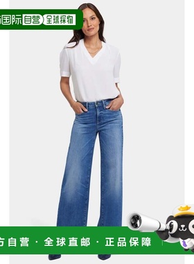 自营Women's NYDJ Teresa Jeans Picasso Lake Denim Stretch Zip