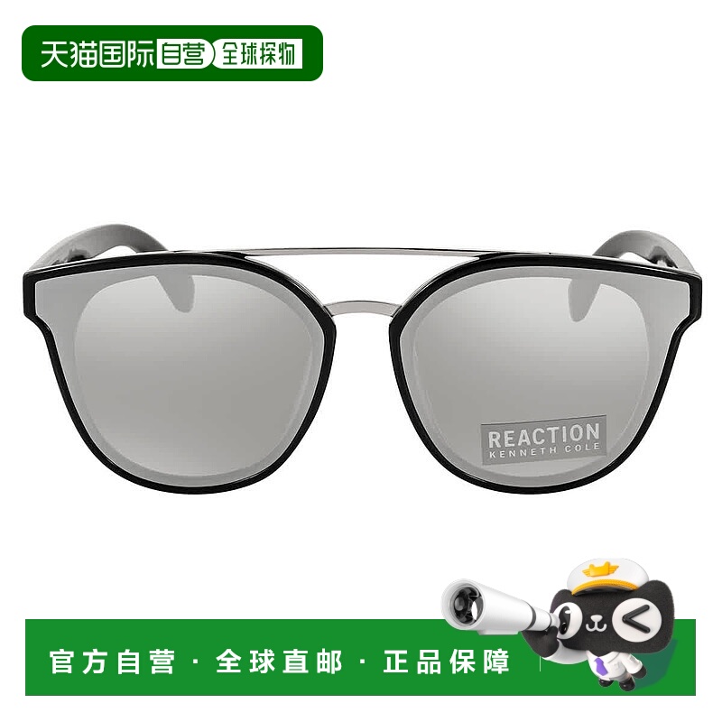 自营Kenneth Cole Reaction Smoke Mirror Round Unisex Sunglass