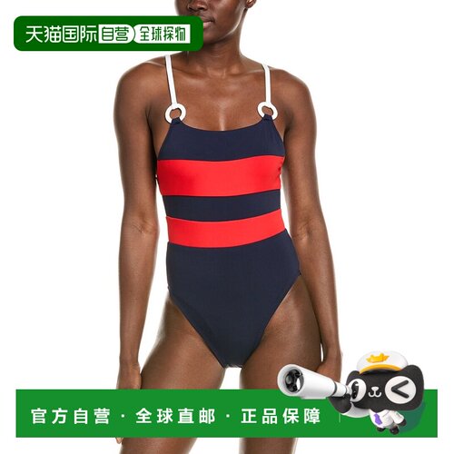 自营 Robin Piccone Babe One-Piece - blue 美国奥莱直发泳衣