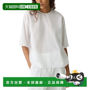 自营Theory Top white 美国奥莱直发 Boxy
