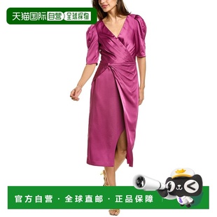 Theia Dressred Ina Midi 美国奥莱直发服饰长裙 Cocktail 自营