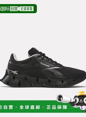 自营 reebokZig Dynamica STR 鞋 - 黑色/水洗黑/雾灰色 美国奥莱