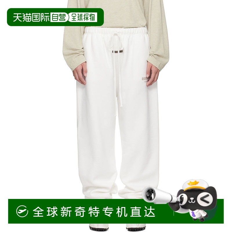 1h可退 香港直邮潮奢 Essentials 女士 白色 Classic 运动裤 130S