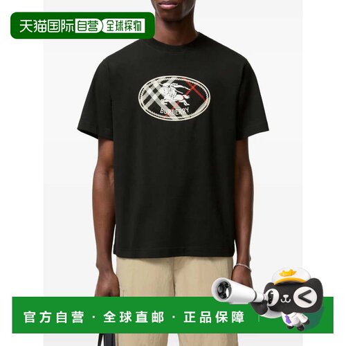 美国直邮BURBERRY-男款Ryan Ks Chk t恤