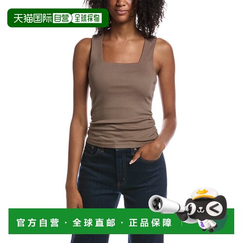 自营Michael Stars Maribel方领背心-棕色 美国奥莱直发