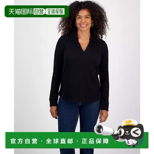 Polo衫 style 针织衫 上衣女装 长袖 女士 美国直邮 1h可退