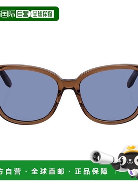 自营salvatore ferragamoFerragamo Blue Square Sunglasses SF81