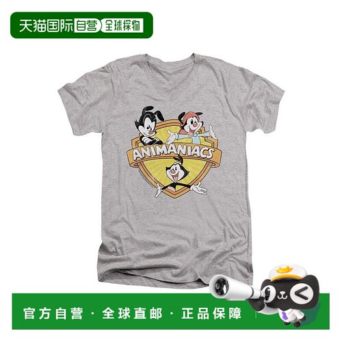 自营 gildanAnimaniacs Shielded Animaniacs 短袖成人 V 领优质