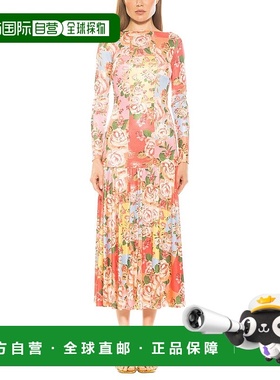 自营Alexia Admor卡其色垂腰长裙-多色 美国奥莱直发连衣裙