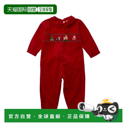 自营Carriage Boutique Long Romper - red 美国奥莱直发