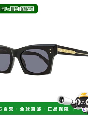 自营Marni中性角太阳镜Edku 4LY黑色52mm-4LY 美国奥莱直发
