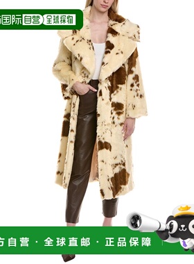 自营Adrienne Landau Heritage Coat - Brown 外套美国直发奥莱