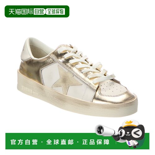 自营Golden Goose Stardan，皮革 & 绒面革运动鞋-白领 美国奥莱