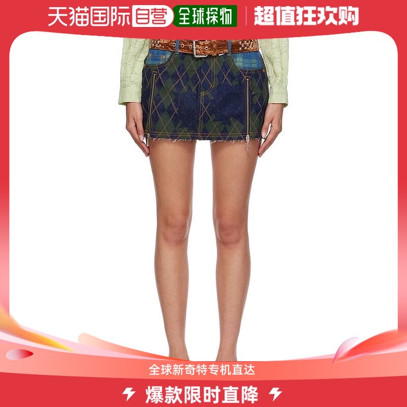 【美国直邮】andersson bell 女士 半身裙牛仔迷你裙短裙