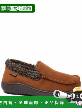 自营Dearfoams Men's Alexander Microsuede Moccasin House Shoe
