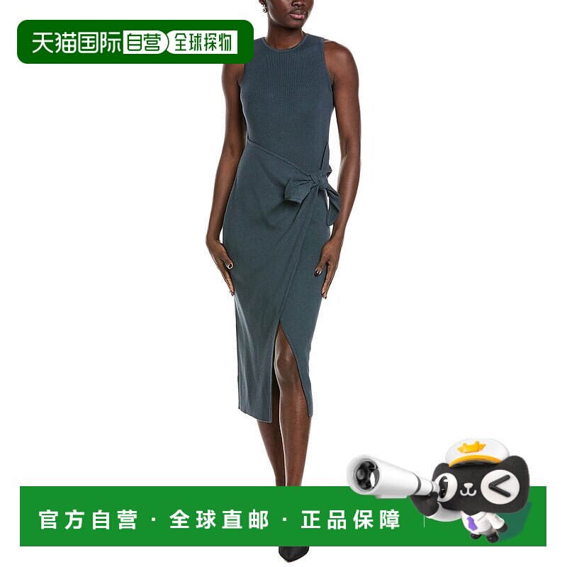 自营 TOCCIN Abigail Sarong Racer 毛衣裙 - 蓝色 美国奥莱直发