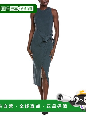 自营 TOCCIN Abigail Sarong Racer 毛衣裙 - 蓝色 美国奥莱直发