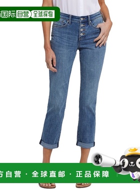 自营NYDJ Sheri Majorca Bay Slim Jean - blue 美国奥莱直发